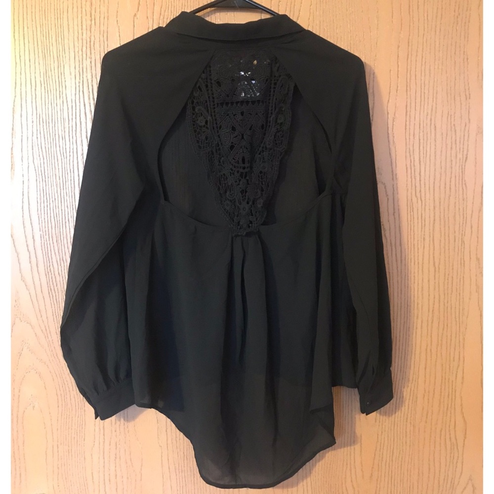 Sheer Black blouse